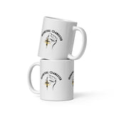 Spiritual gangster White glossy mug