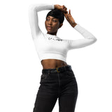 Lash artist eye Recycled long-sleeve crop top