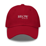 Brow artist Dad hat