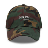 Brow artist Dad hat