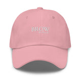 Brow artist Dad hat