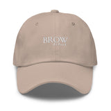 Brow artist Dad hat