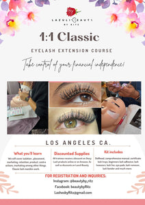 Classic Eyelash Extension training