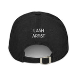 Lash artist embroidered Denim Hat