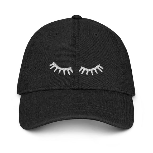 Lash artist embroidered Denim Hat