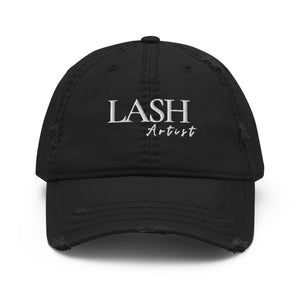 Lash Artist Distressed Dad Hat