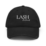 Lash Artist Distressed Dad Hat