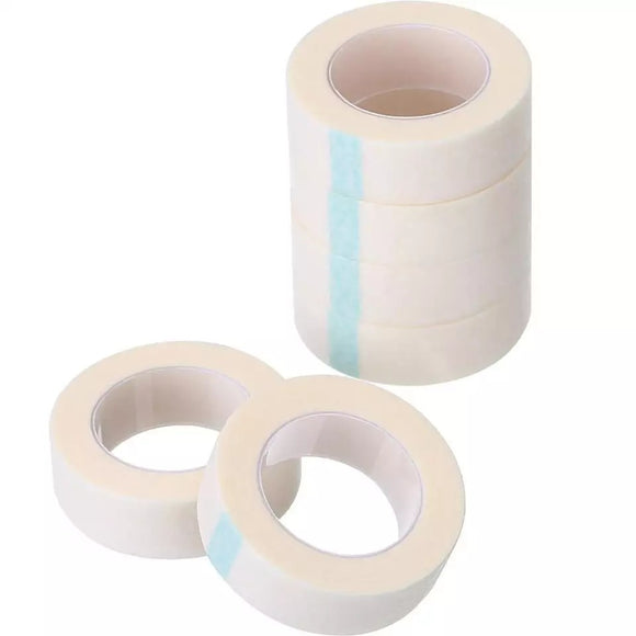 5 Rolls Eyelash Extension Lint Breathable Non-woven Cloth Adhesive Tape Under Eye Paper Tape For Eyelash extensions