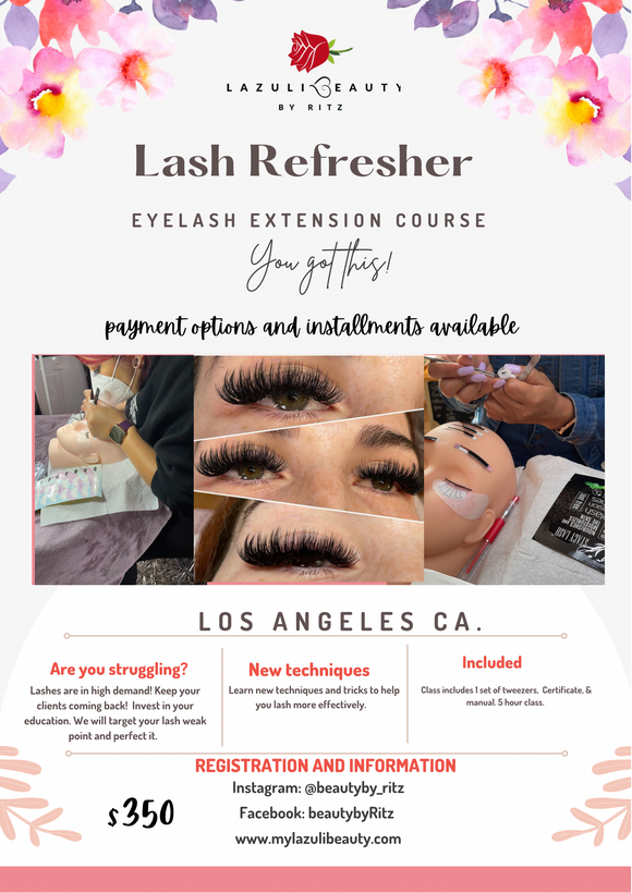 Refresher Course for Eyelash Extensions