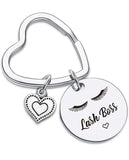 Lash Artist Gift MakeUp Keychain Lash Boss Lashes Keychain