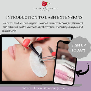 Introduction to eyelash extensions online beginners course