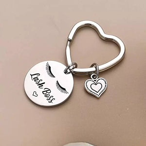 Lash Artist Gift MakeUp Keychain Lash Boss Lashes Keychain