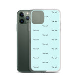 Lashes teal  iPhone Case