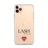 Lash Artist iPhone Case heart eye