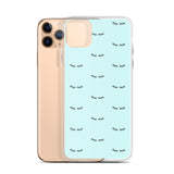 Lashes teal  iPhone Case