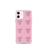 Lashista heart animal print  iPhone Case