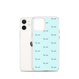 Lashes teal  iPhone Case