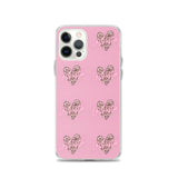 Lashista heart animal print  iPhone Case