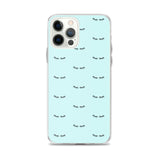 Lashes teal  iPhone Case