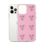 Lashista heart animal print  iPhone Case