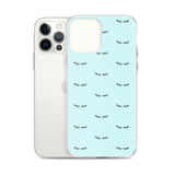 Lashes teal  iPhone Case