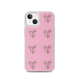 Lashista heart animal print  iPhone Case