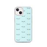 Lashes teal  iPhone Case