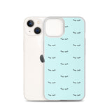 Lashes teal  iPhone Case