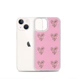 Lashista heart animal print  iPhone Case