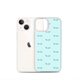 Lashes teal  iPhone Case