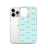 Lashes teal  iPhone Case