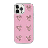 Lashista heart animal print  iPhone Case