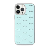 Lashes teal  iPhone Case