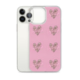 Lashista heart animal print  iPhone Case