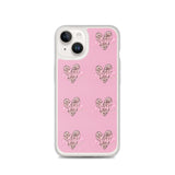 Lashista heart animal print  iPhone Case