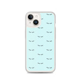 Lashes teal  iPhone Case