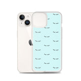 Lashes teal  iPhone Case