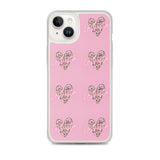 Lashista heart animal print  iPhone Case