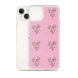 Lashista heart animal print  iPhone Case