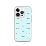 Lashes teal  iPhone Case