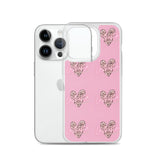 Lashista heart animal print  iPhone Case