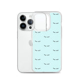 Lashes teal  iPhone Case