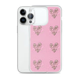 Lashista heart animal print  iPhone Case