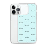 Lashes teal  iPhone Case