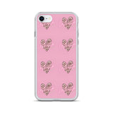 Lashista heart animal print  iPhone Case