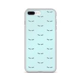 Lashes teal  iPhone Case