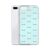 Lashes teal  iPhone Case