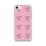 Lashista heart animal print  iPhone Case