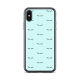 Lashes teal  iPhone Case