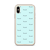 Lashes teal  iPhone Case